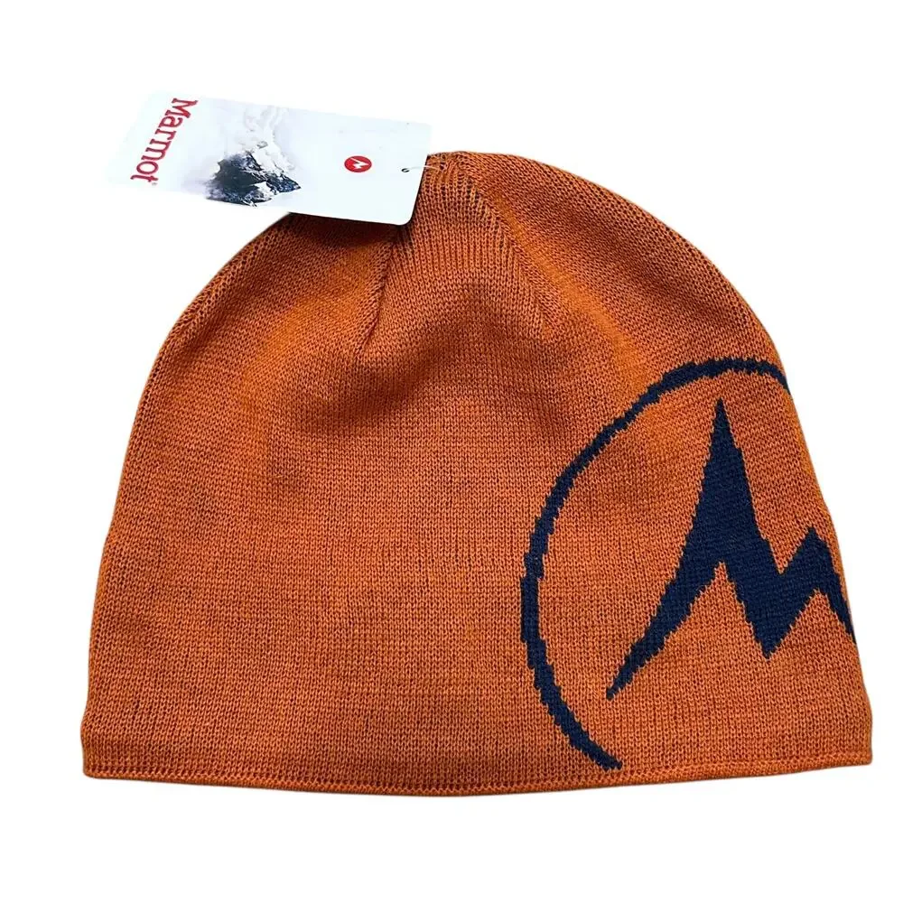 Marmot Summit Hat NWT Men's OS Hawaiian Sunset Arctic Navy Adventure Logo